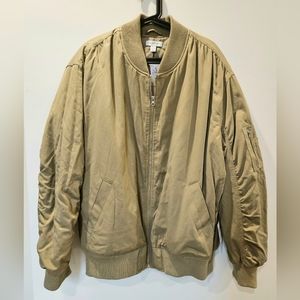 Topshop oversized bomber jacket